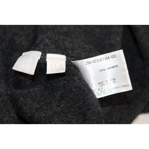 Cashmere Brand Womens Sweater V Neck Uber Soft L/S Slim Size Large - Picture 5 of 6